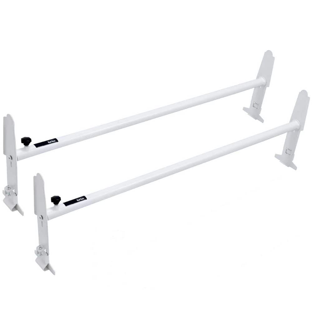 Van Roof Ladder Rack, 2 Bar Alloy Steel Ladder Rack, Adjustable from 47. 2 in.-78.7 in., 500 lbs. Capacity, Roof Rack - Hercitys