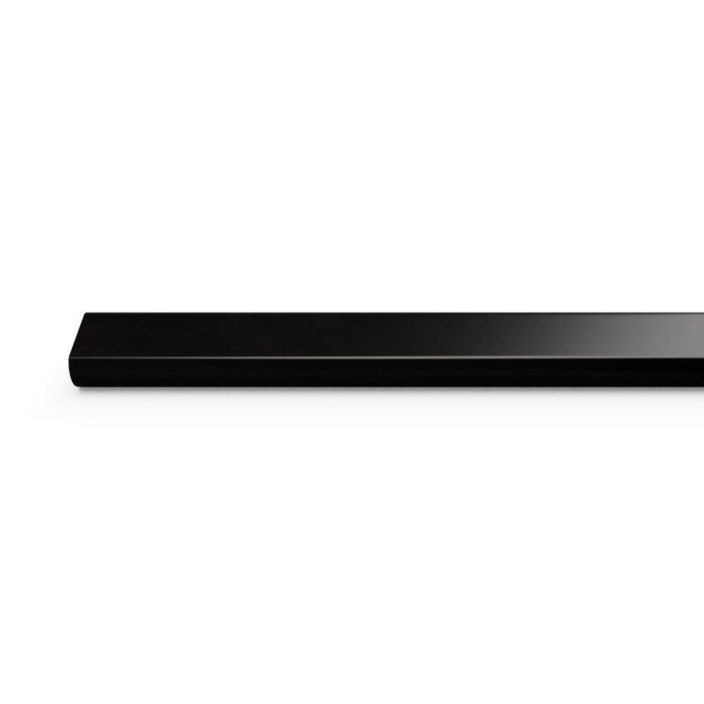 Dark Night 0.45 in. Thick x 2 in. Width x 78 in. Length Overlap Stair Nose Molding - Hercitys