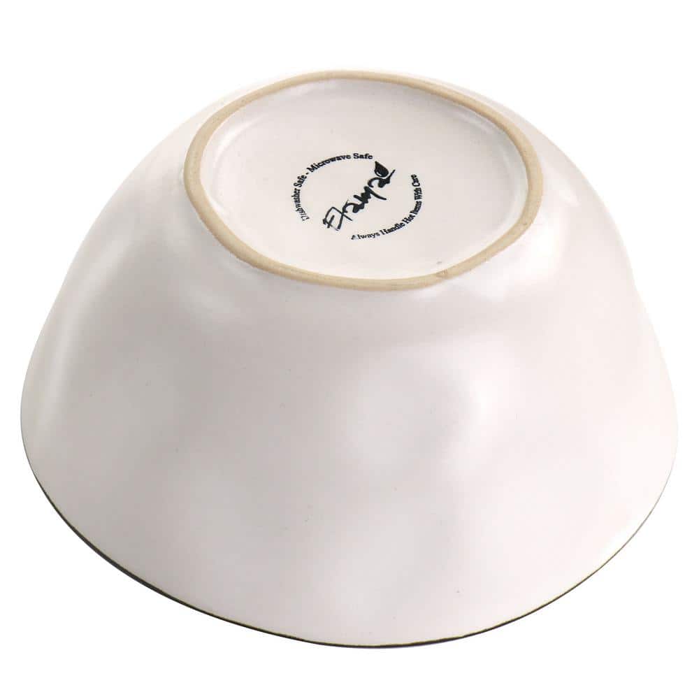 Roman 16-Piece Stoneware Dinnerware Set in Assorted Matte with Gold Rim - Hercitys