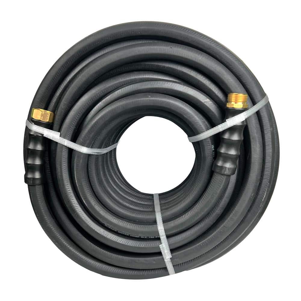 Impulse 3/4 in. x 100 ft. Commercial Grade Rubber Water Hose - Hercitys