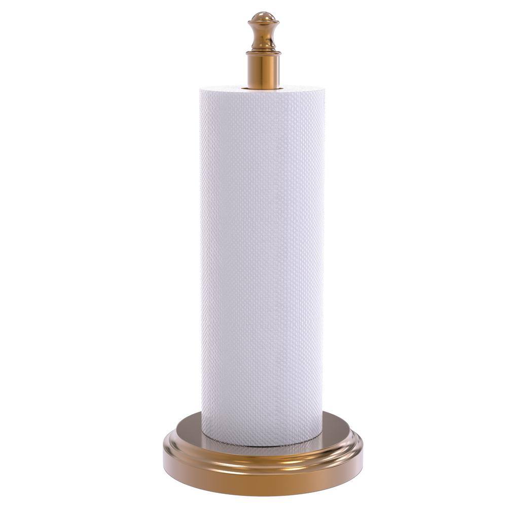 Carolina Collection Counter Top Paper Towel Stand in Brushed Bronze - Hercitys