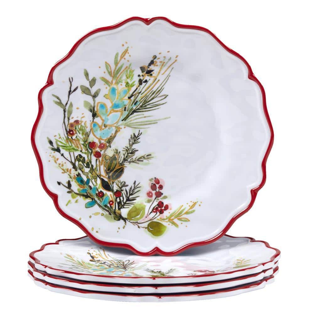 Christmas Gatherings Salad Plate (Set of 4) - Hercitys