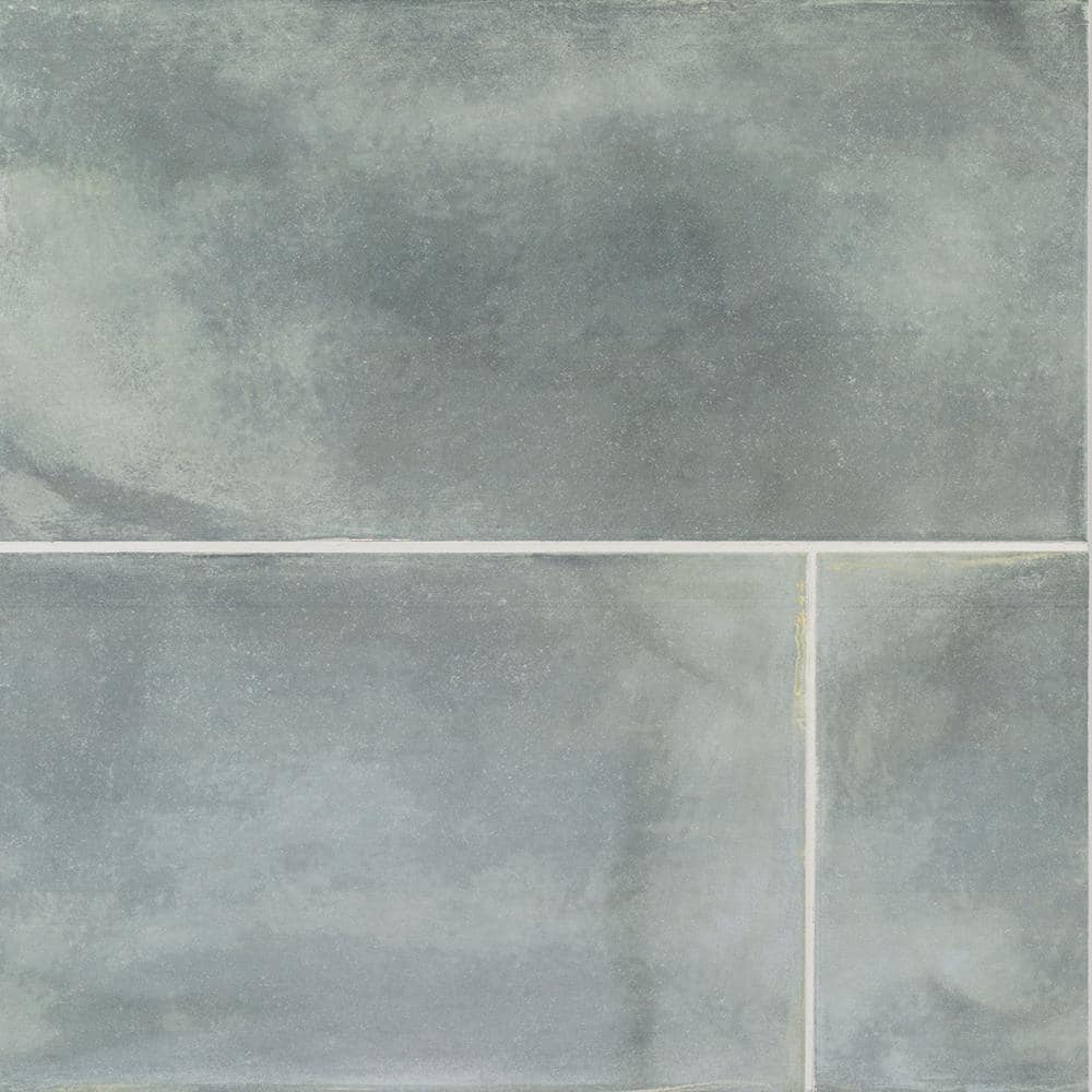Grande Azulado Rustico 10 in. x 20 in. Subway Gloss Ceramic Wall Tile (10.76 sq. ft./Case) - Hercitys