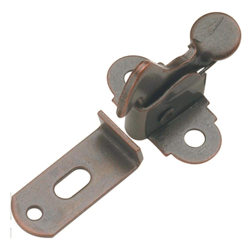 Catches 11/16 in. Statuary Bronze Door Catch Elbow Catch (25-Pack) - Hercitys