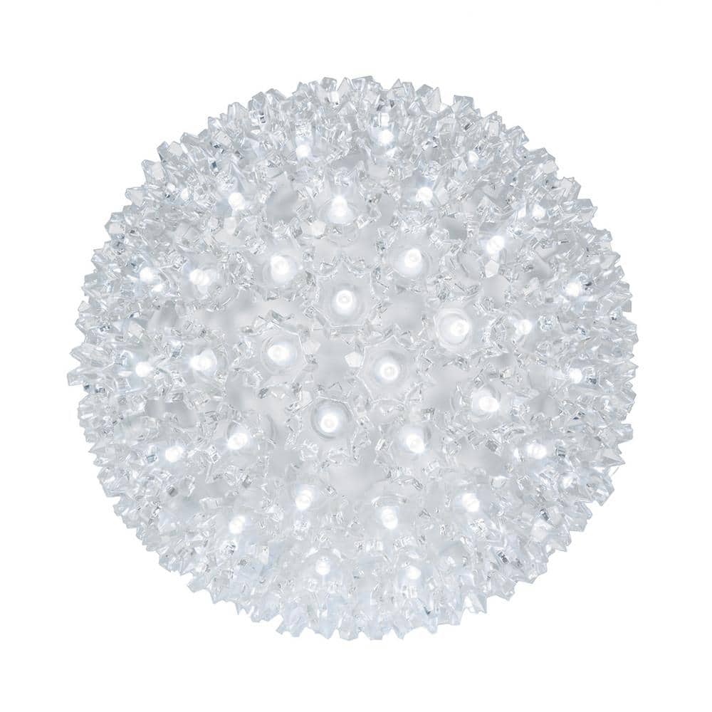 6 in. 70-Light LED Cool White Decorative Starlight Sphere - Hercitys
