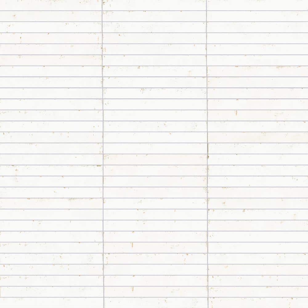 Phoenix White 1-7/8 in. x 17-3/4 in. Porcelain Floor and Wall Tile (7.42 sq. ft./Case) - Hercitys