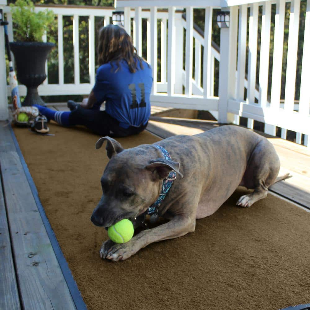 Dirt Stopper Supreme 36 in. x 60 in. Door Mat Golden Brown - Hercitys