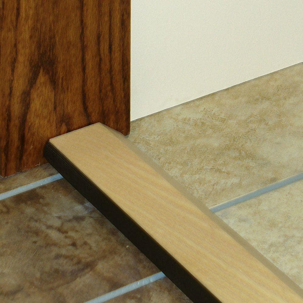 Bumper 3-1/2 in. x 36 in. Unfinished Hardwood Threshold - Hercitys