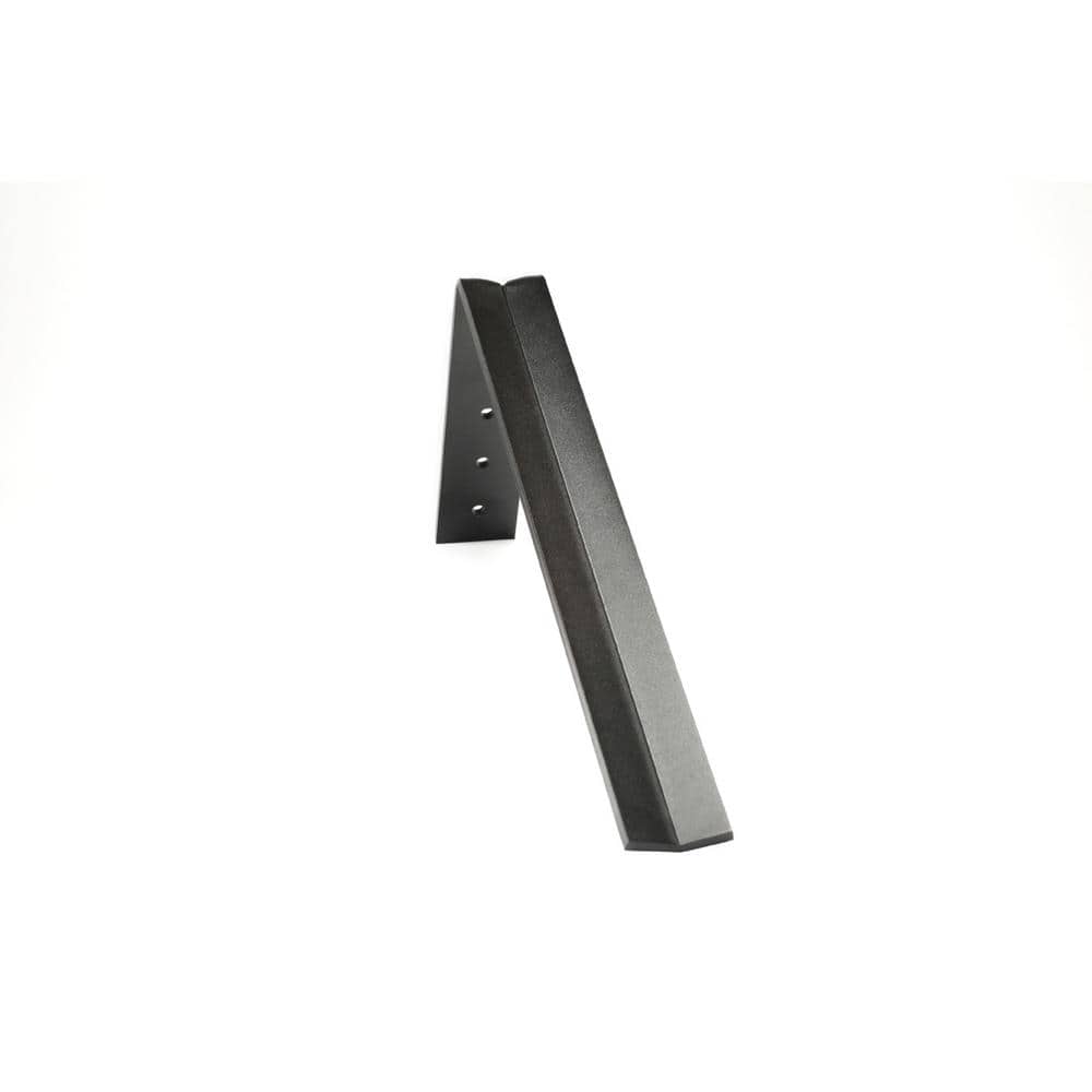 Victory 12 in. Black Steel Countertop Support Bracket - Hercitys