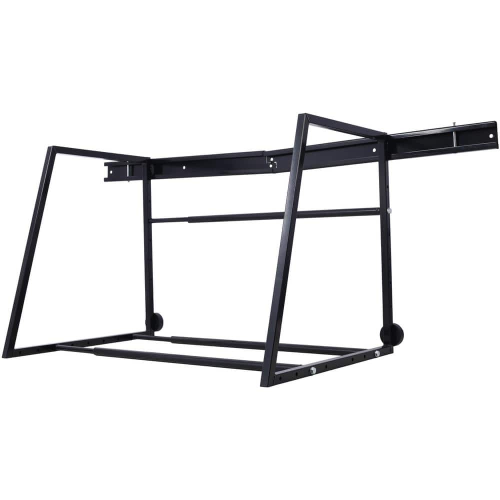 Black Steel Heavy Duty Adjustable Garage Wall Multi-Tire Storage Rack - Hercitys