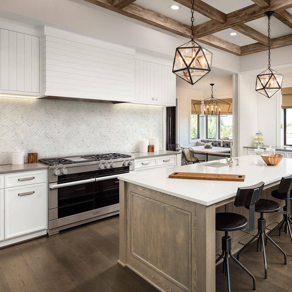 Cloudy Daze White 11.5 in. x 11 in. Fan Honed Natural Stone Wall and Floor Mosaic Tile (8.78 sq. ft./Case) - Hercitys