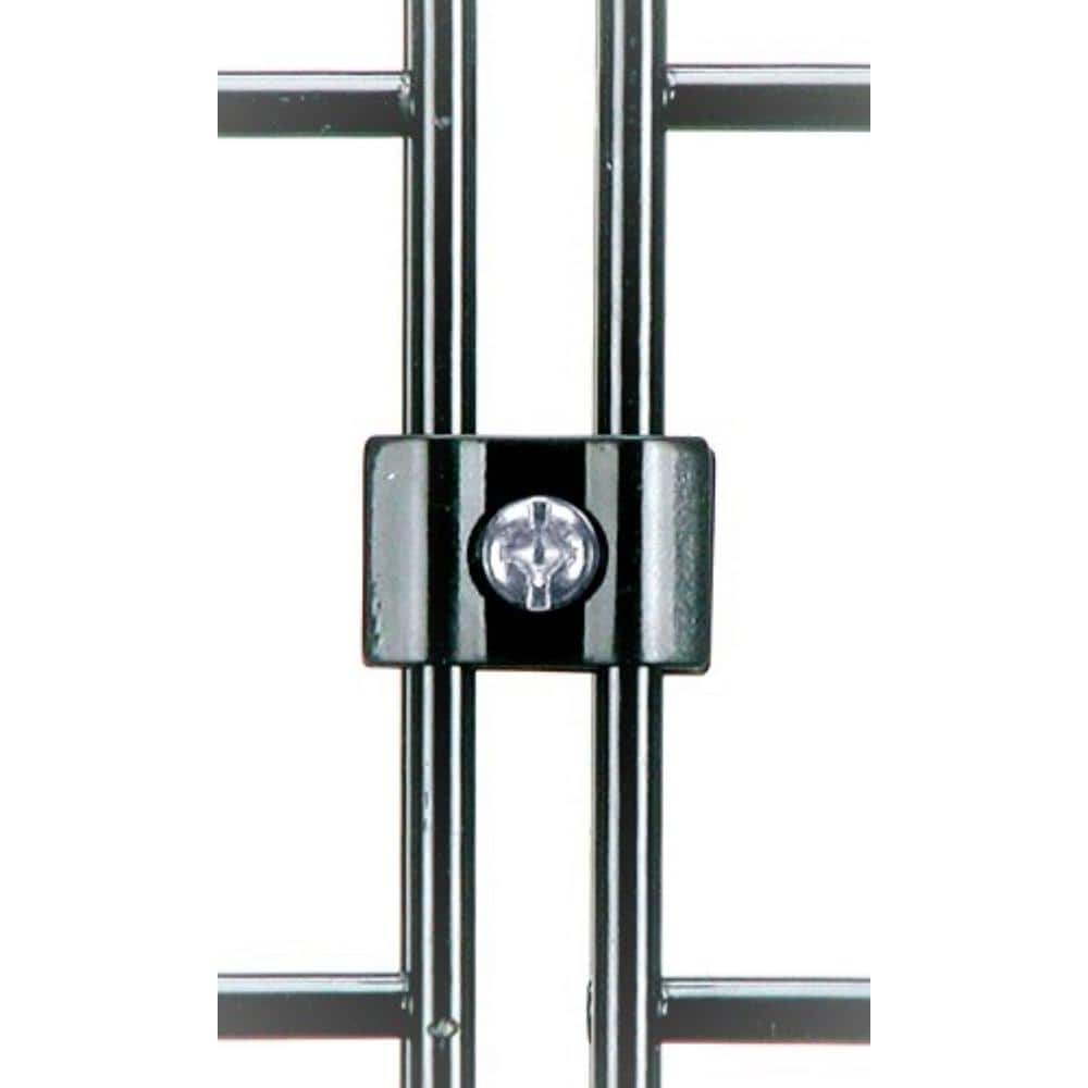 Gridwall Joining Clips Connectors for Grid Panels – Black Color (Box of 25-Piece) - Hercitys