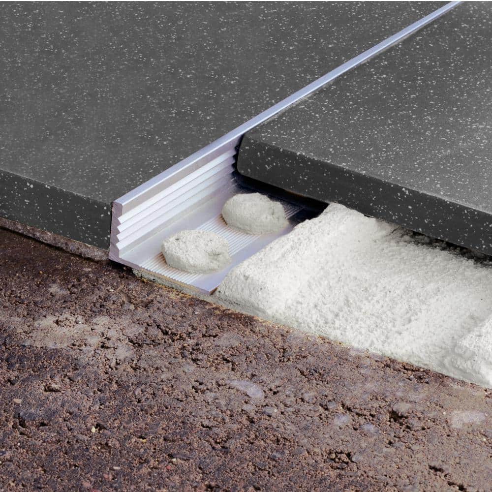 Novosuelo Matt Black 5/16 in. x 98-1/2 in. Aluminum Tile Edging Trim - Hercitys