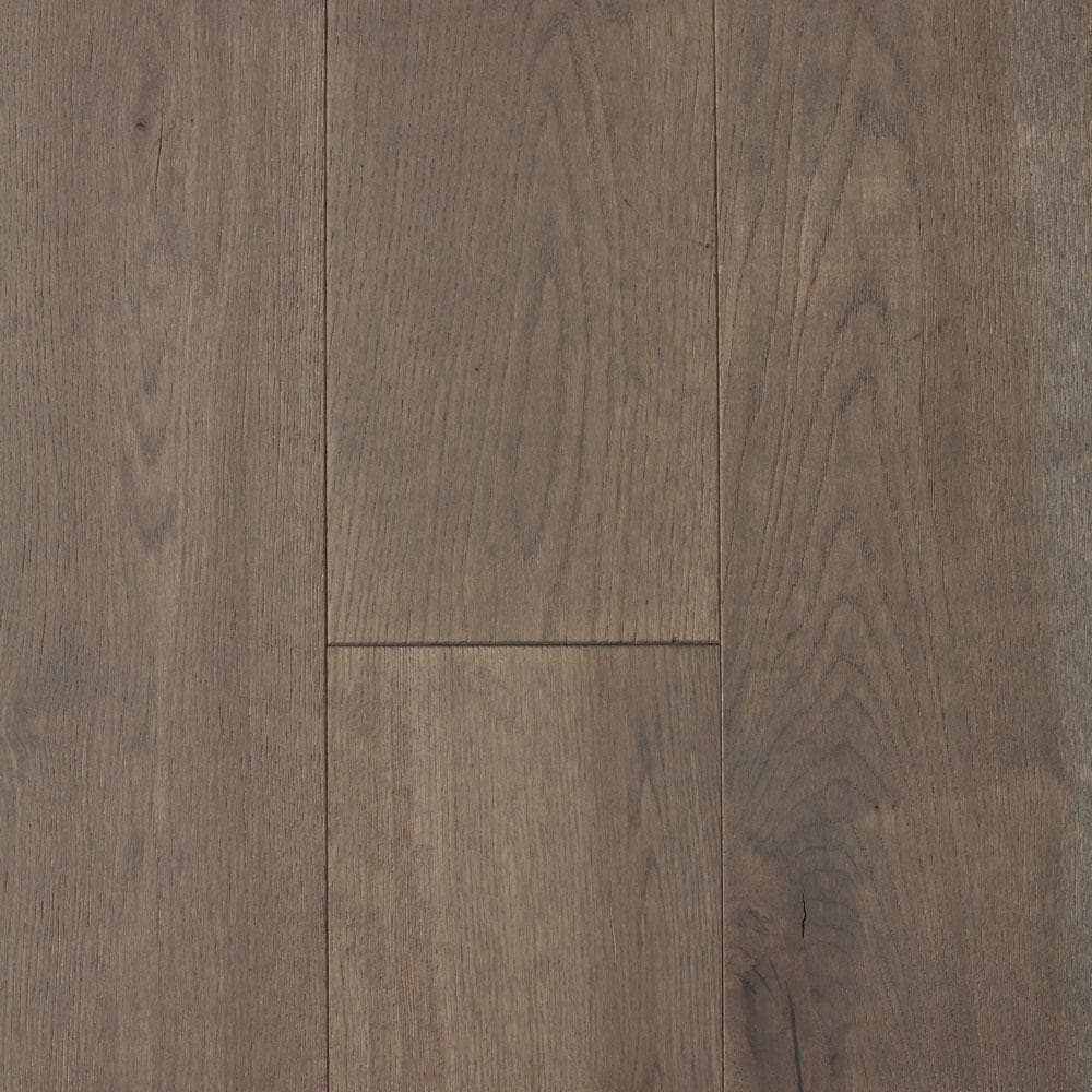 Castlebury Scarborough Grey Eurosawn White Oak 3/4 in. T x 5 in. W Wire Brushed Solid Hardwood Flooring (20 sq.ft./case) - Hercitys