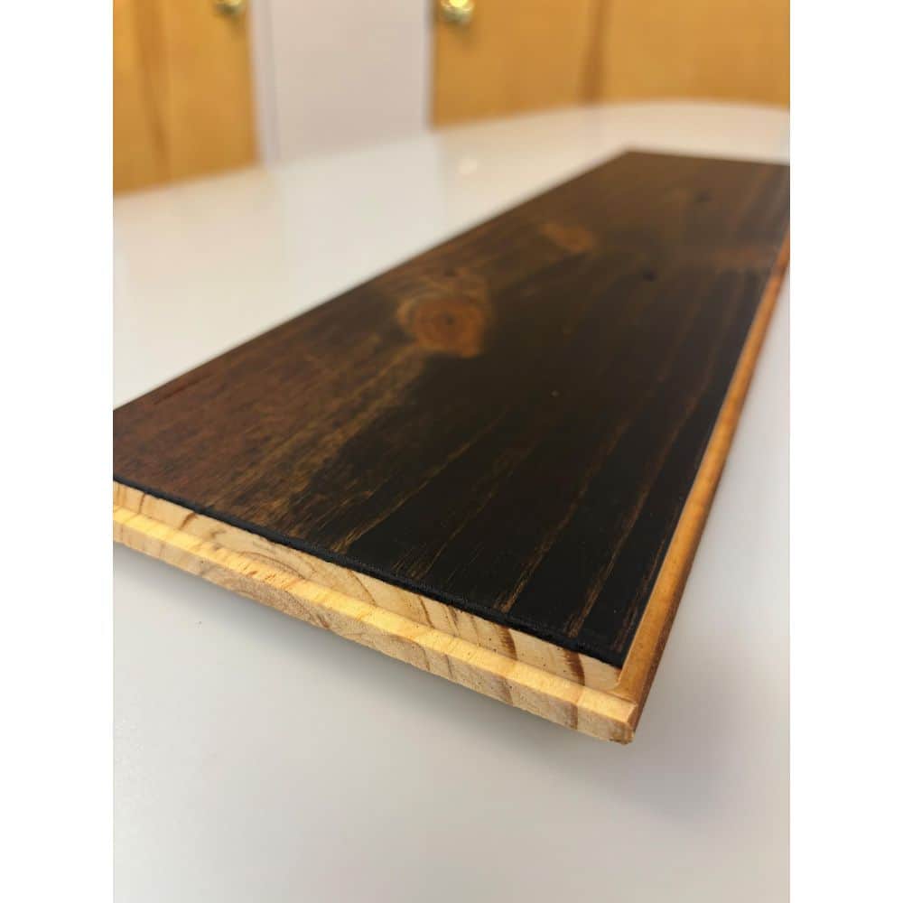 Distressed Smoked Sierra Pine 3/4 in. Thick x 5-1/8 in. Wide x Random Length Solid Hardwood Flooring (23.3 sq. ft./Case) - Hercitys