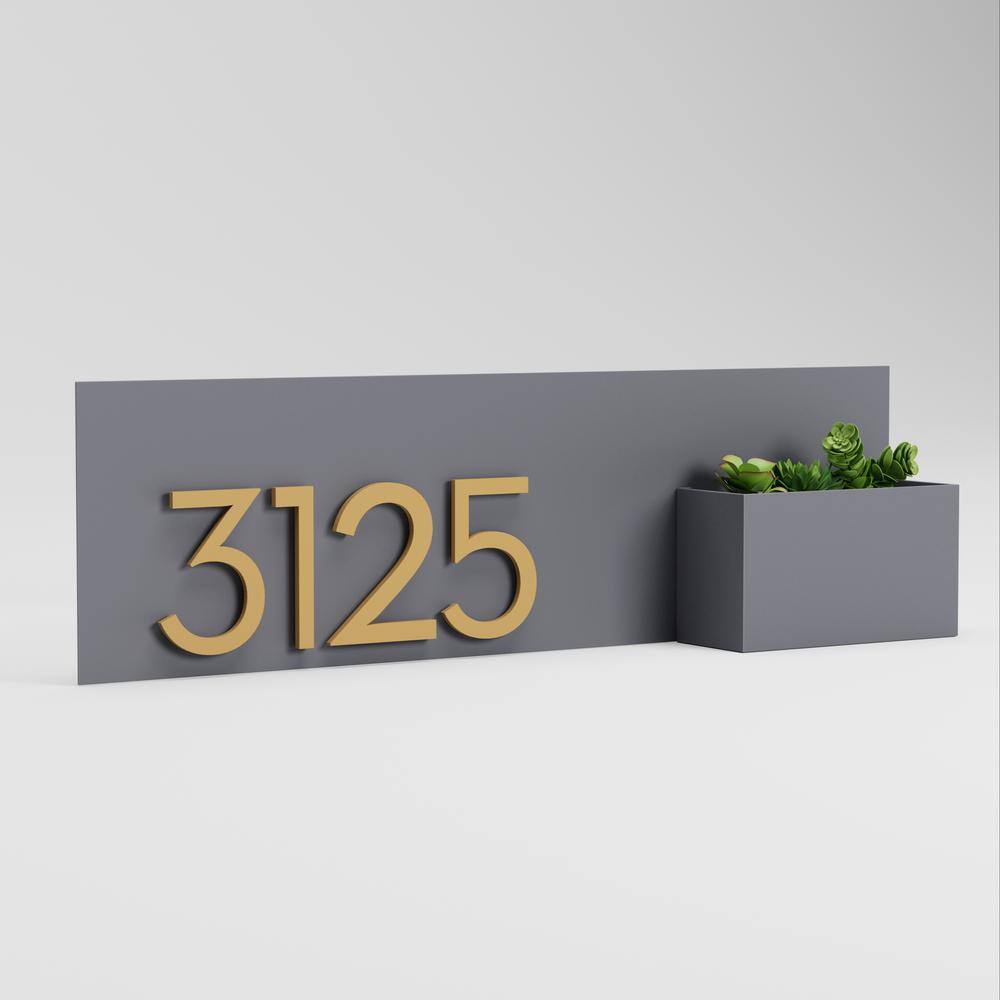 Vista View Rectangle Address Planter - Hercitys