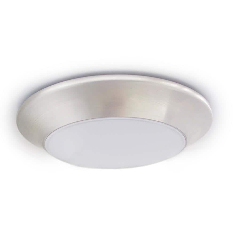Prescott 7 in. Satin Nickel Recessed LED Kit - Hercitys