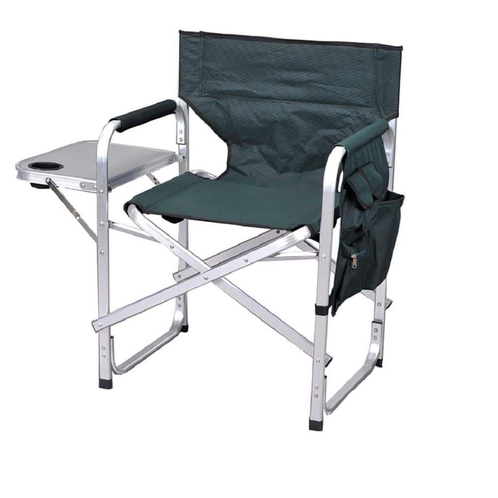 Stylish Camping Green Full Back Folding Director’s Chair - Hercitys