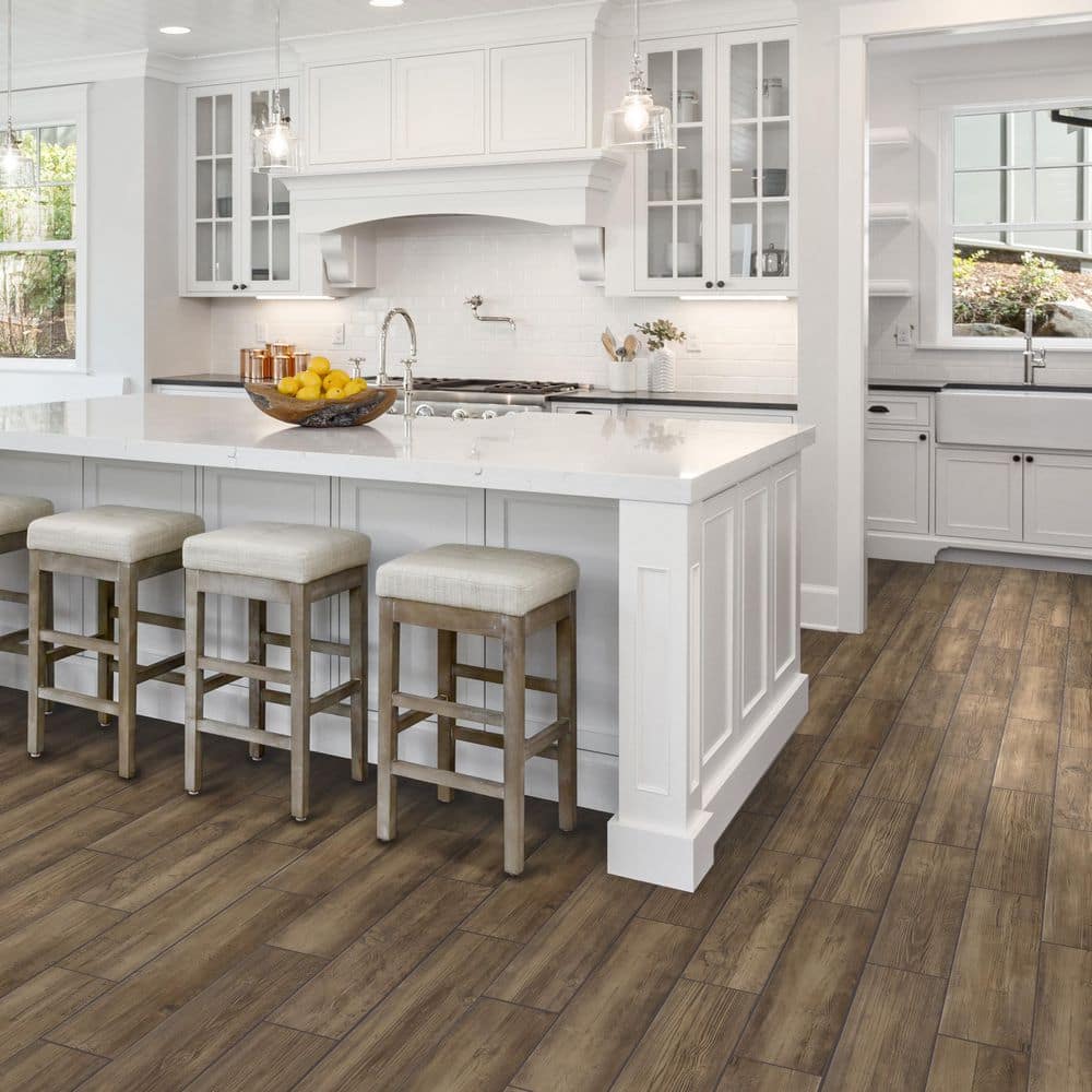 Tahoe Cedar Brown 6 in. x 24 in. Porcelain Floor and Wall Tile (448 sq. ft./Pallet) - Hercitys