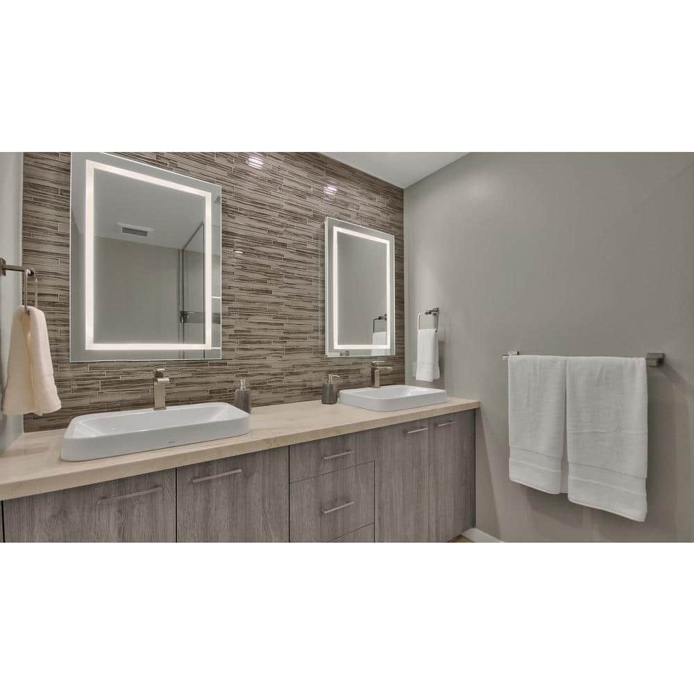 Zen Quiet 5.91 in. x 23.54 in. x 6mm Glass Mesh-Mounted Mosaic Tile (0.97 sq. ft.) - Hercitys