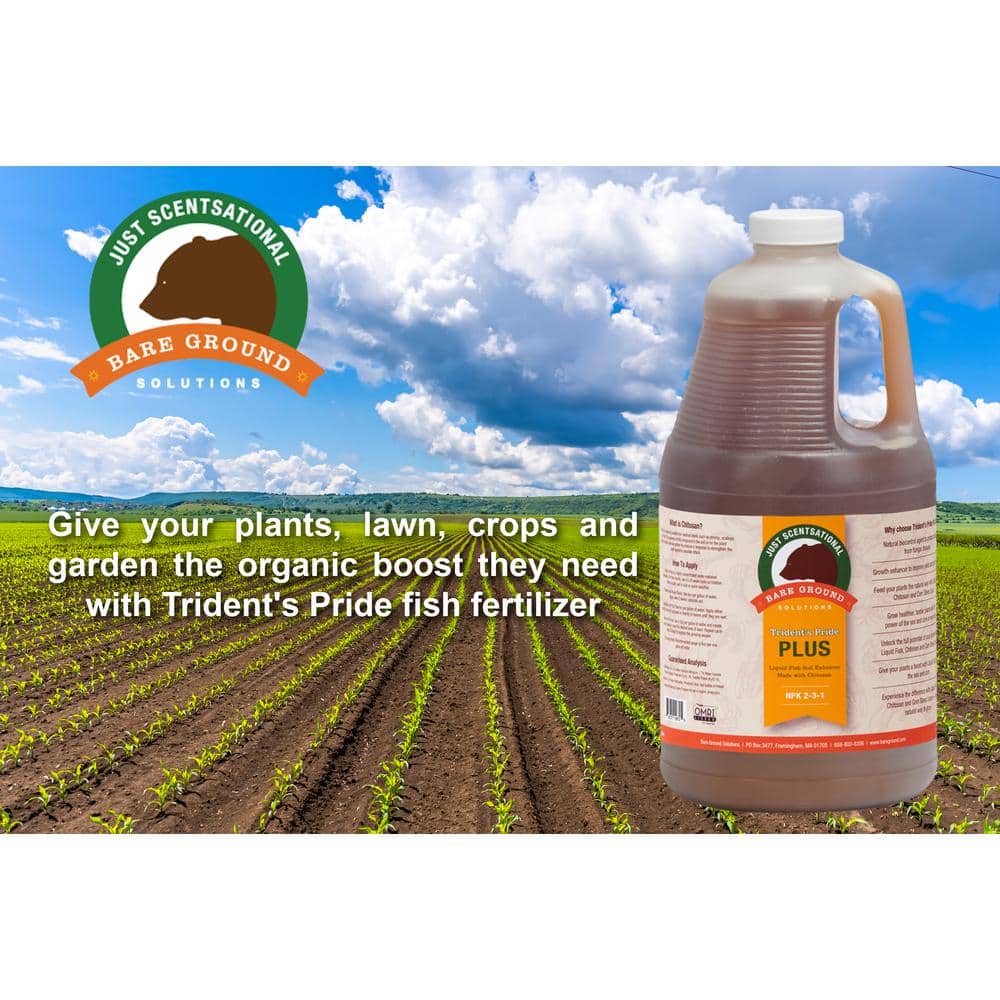 64 oz. Liquid Fish with Brown Algae and ChitosanSA - Hercitys