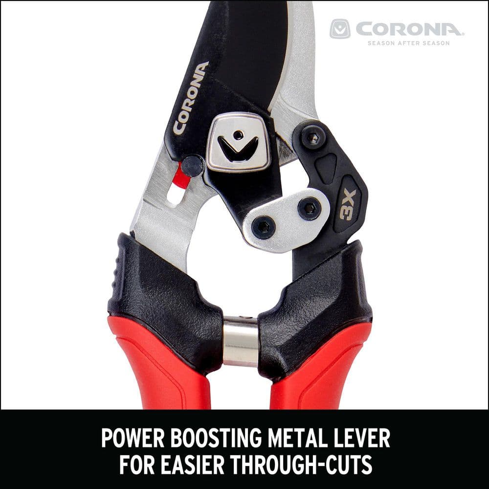 Multi-Link 3/4 in. Cut Capacity High Carbon Steel Non Stick Blade Bypass Pruner - Hercitys