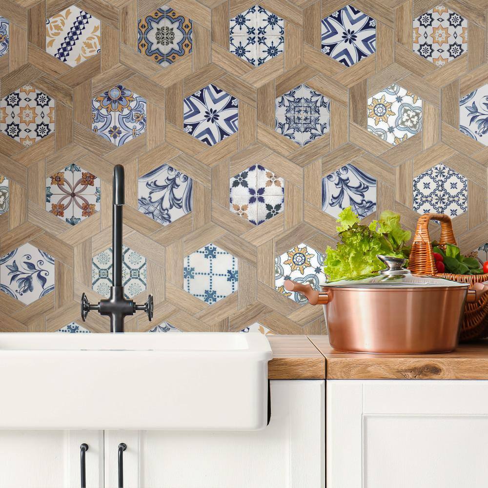 Gador Hex 9-1/8 in. x 10-1/2 in. Porcelain Floor and Wall Tile (8.16 sq. ft./Case) - Hercitys