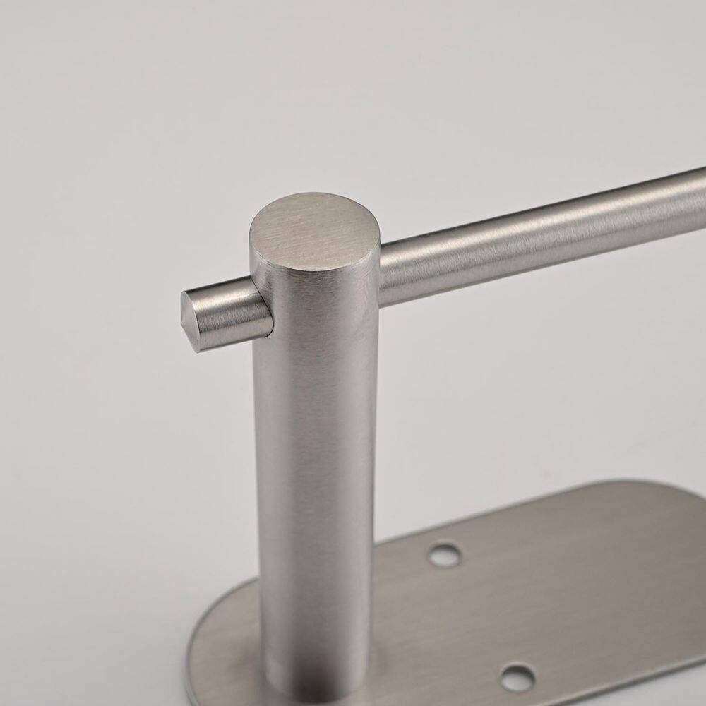 Wall Mount Brushed Nickel Stainless Steel Paper Towel Holder (2 Pack) - Hercitys