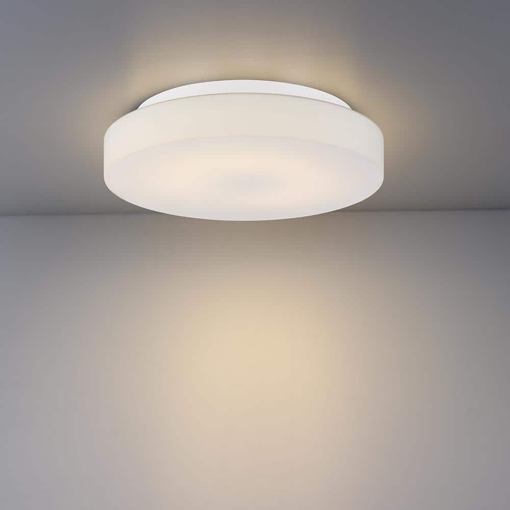 Ramata Collection 2-Light White Flush Mount - Hercitys