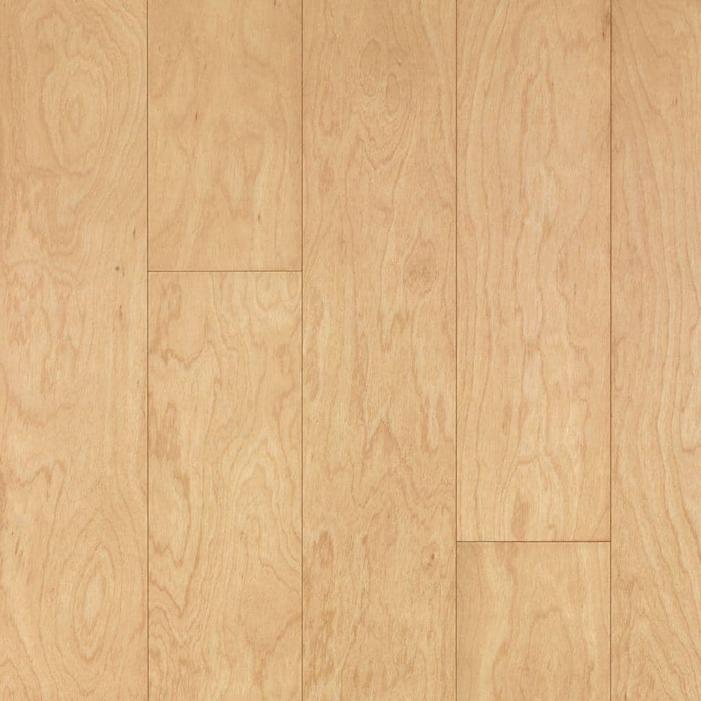 Town Hall Natural Birch 3/8 in. T x 5 in. W T+G Smooth Engineered Hardwood Flooring (36.5 sq.ft./ctn) - Hercitys
