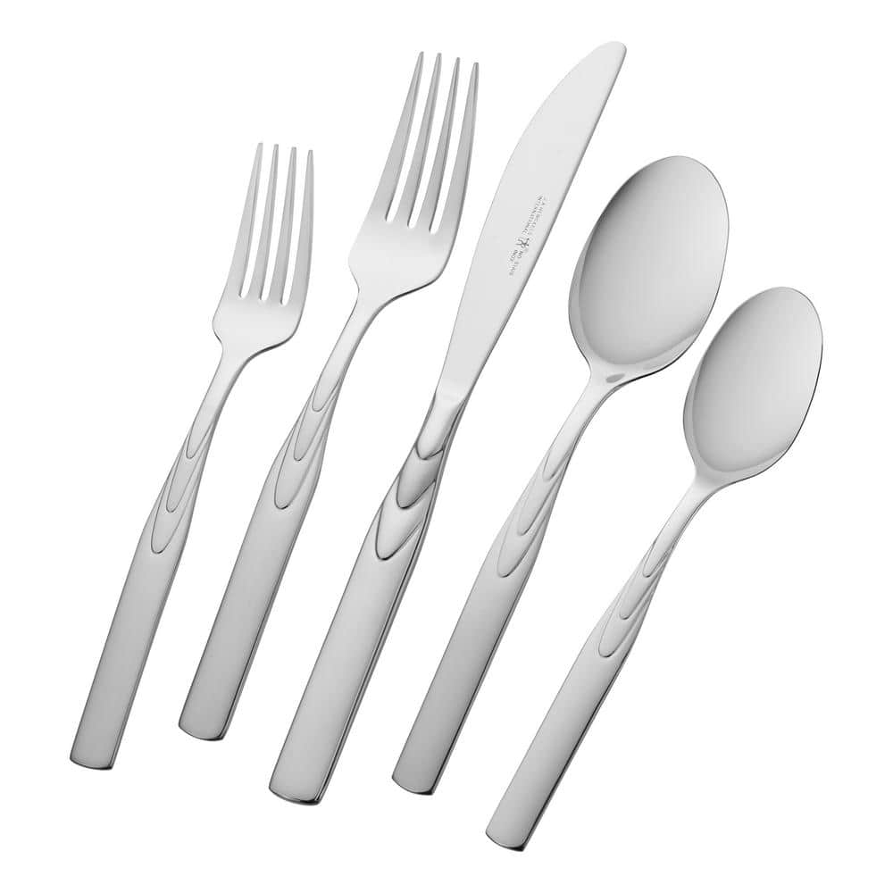 Rapture 45-Piece 18/10 Stainless Steel Flatware Set (Service for 8) - Hercitys