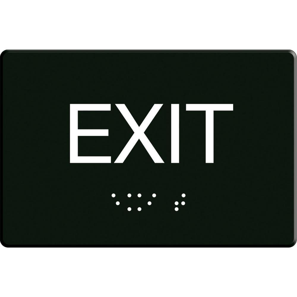 6 in. x 9 in. Adhesive Exit Sign - Hercitys