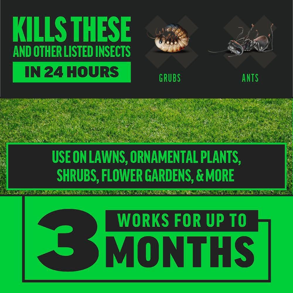 Quick Kill 32 oz. Outdoor Liquid Multi Insect Killer Ready to Spray for Lawns with 3-Month Control - Hercitys