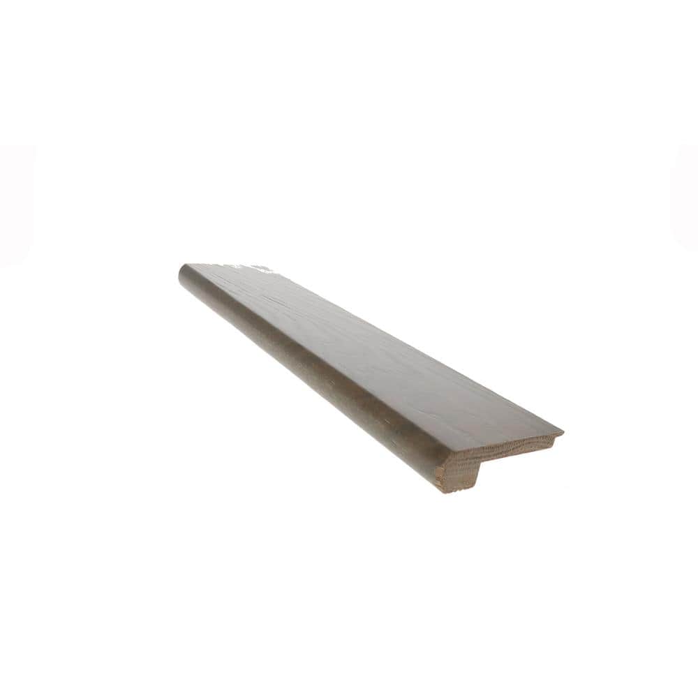 Stair Nose Oak Starry 0.275 in. T x 2 in. W x 78 in. L Solid Matte Hardwood Trim - Hercitys