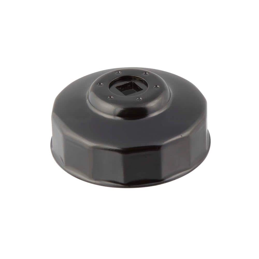 73 mm x 14 Flute Oil Filter Cap Wrench in Black - Hercitys