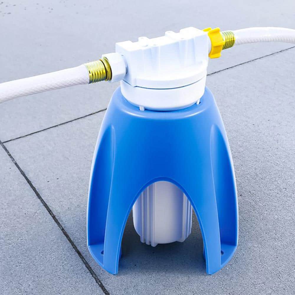 Universal Fit Weatherproof Plastic Water Filter Stand with Stake Holes - Hercitys