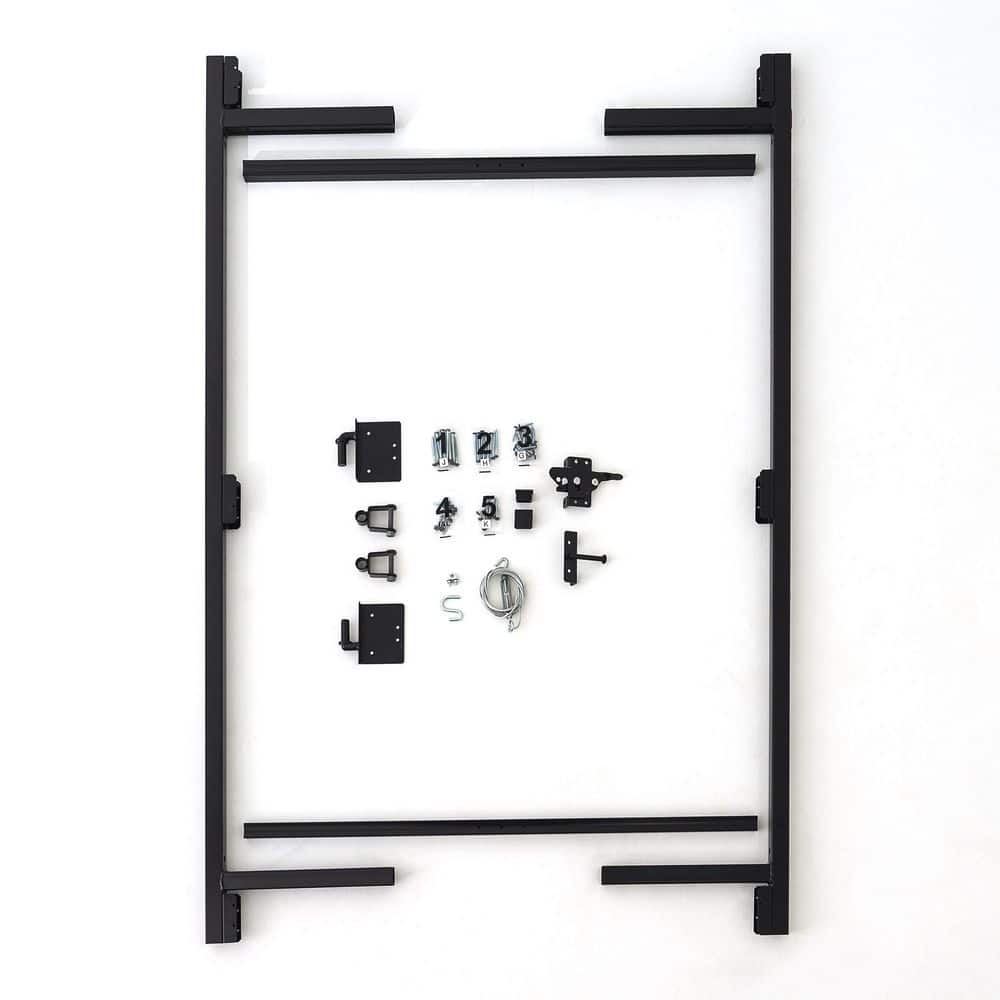 Adjust-a-Gate 36-60 in. W x 60 in. H Steel Gate Frame Kit, Original Standard Width Full Frame Gate Kit - Hercitys