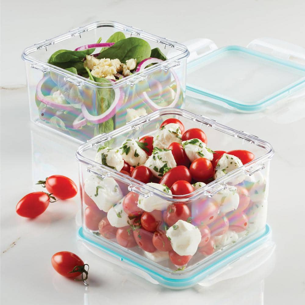 Tritan 2-Piece 44 oz. Square Food Storage Container Set - Hercitys