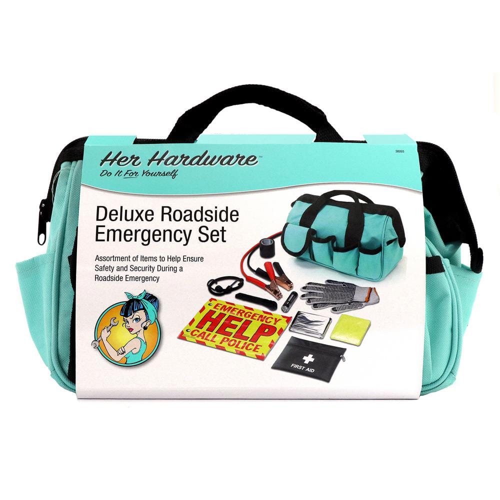Deluxe Roadside Emergency Set Aqua - Hercitys