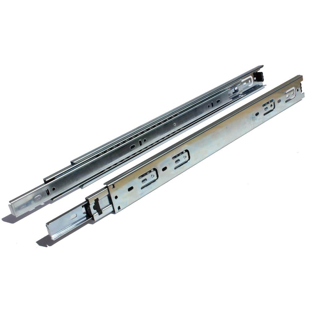 70 Series 24 in. Steel Side-Mount Ball-Bearing Drawer Slide 1-Pair (2 Pieces) - Hercitys