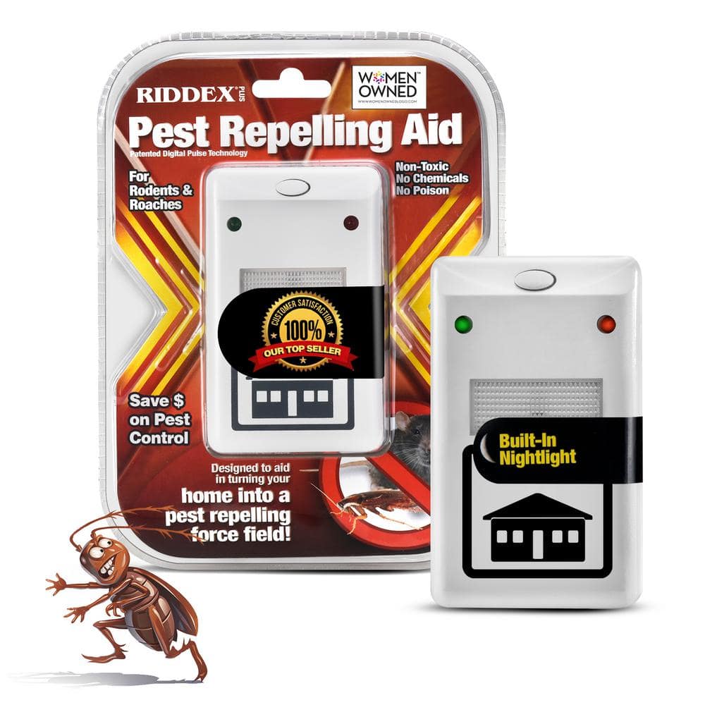 Plug In Repellent – Pest Control Against Rats, Mice, Roaches, Bugs and Insects, Non-Toxic, No Chemicals - Hercitys