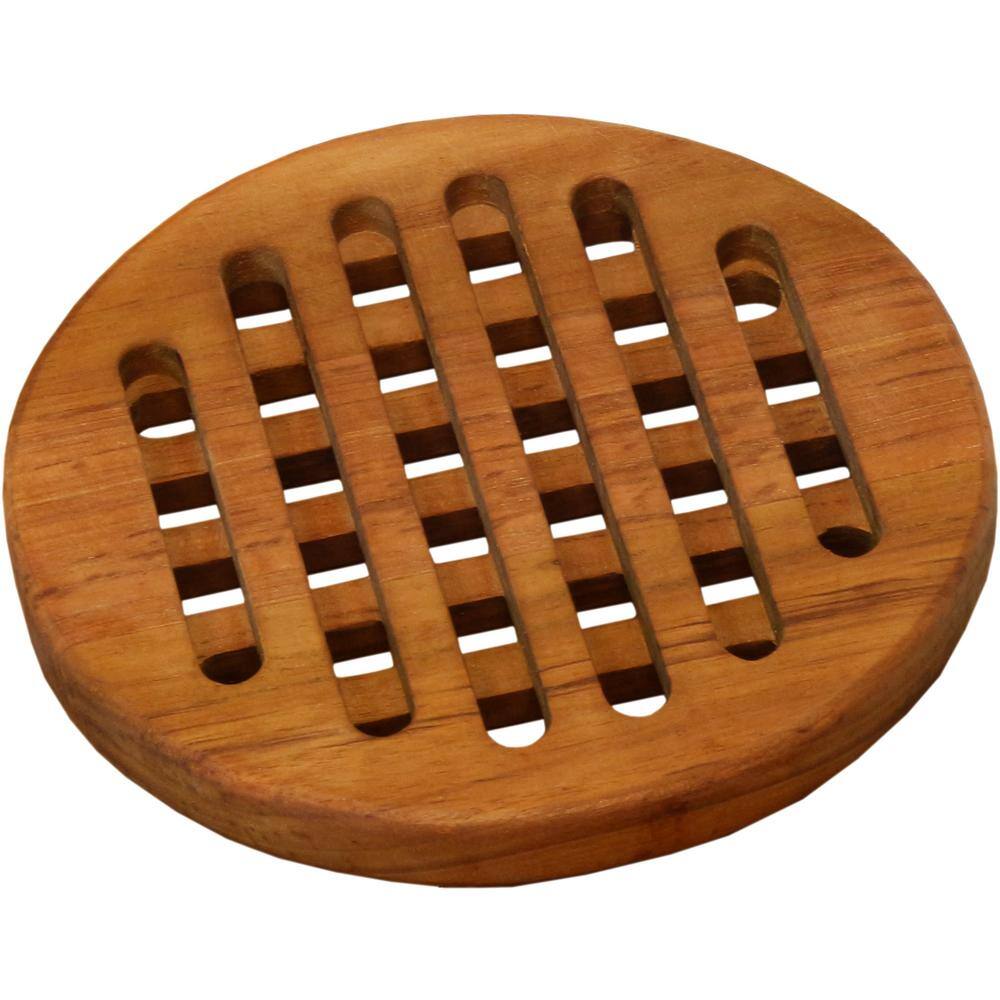 Manada™ Round Teak Trivet - Hercitys