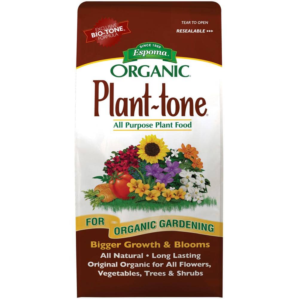 Plant Tone 8 lb. Organic All Purpose Plant Food 5-3-3 - Hercitys