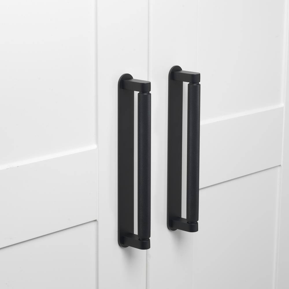 9-1/2 in. Rounded Cabinet Backplate 7-9/16 in. Center to Center, 9343-192-MB - Hercitys