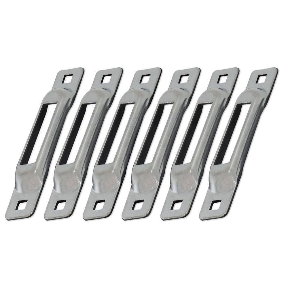 E-Track Single Strap Anchor Zinc (6-Pack) - Hercitys