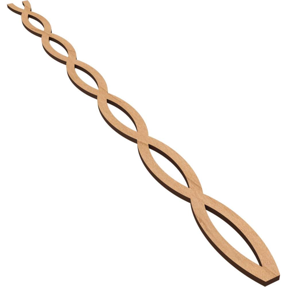 Rakaia 47 in. H x 0.375 in. W Slatwall Panels in Maple 22-Pack - Hercitys