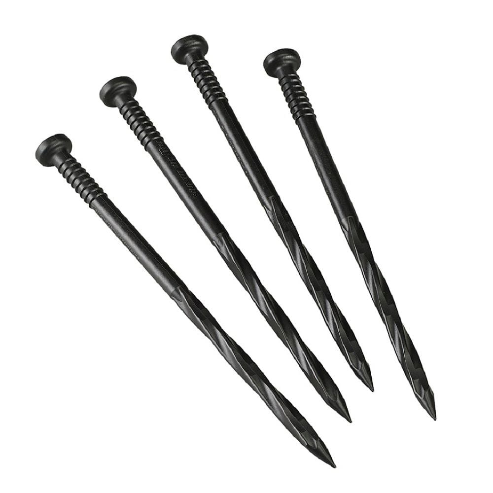 Black 9 in. Poly Nails – Spikes (24-Count) - Hercitys