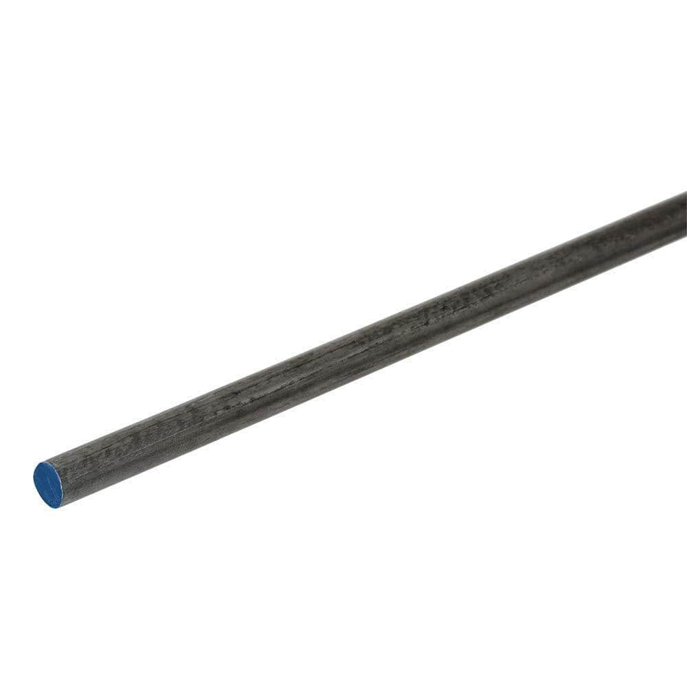 7/16 in. x 4 ft. Plain Steel Solid Round Rod - Hercitys