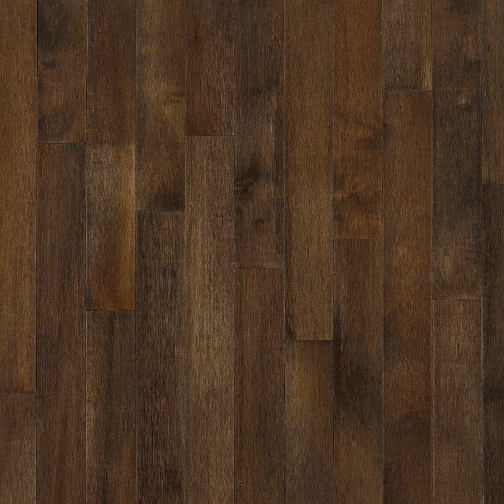Prestige Cappuccino Maple 3/4 in. T x 2-1/4 in. W Smooth Solid Hardwood Flooring (20 sq.ft./ctn) - Hercitys