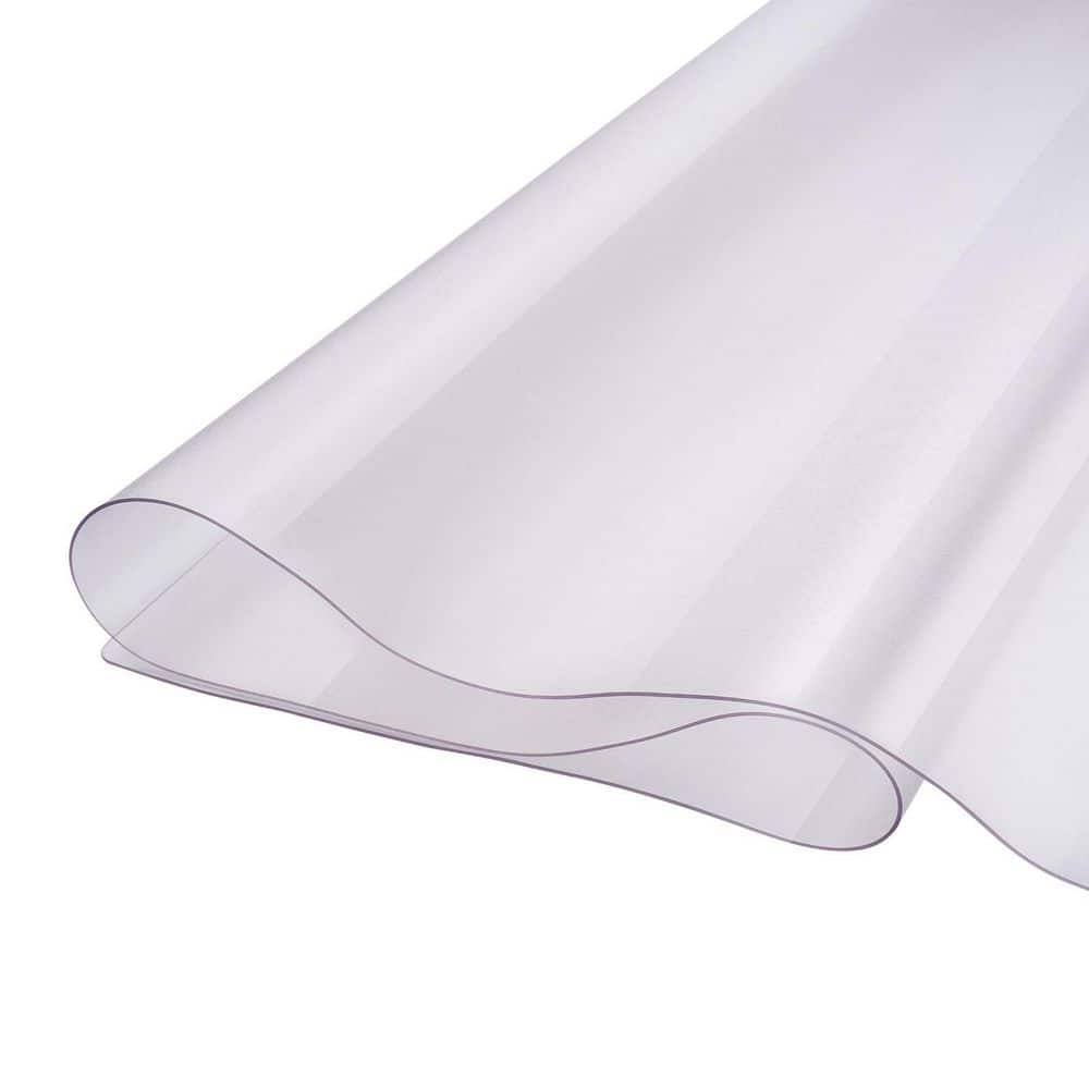 Plastic Table Cover 36 x 60 in. 1.5 mm Thick Frosted Table Protector Rectangle PVC Desk Mat Waterproof & Easy Cleaning - Hercitys